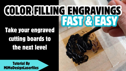 The Easiest Way to Elevate Your Cutting Boards: Color Filling Engravings Fast & Easy