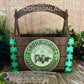 2in1 St. Patrick's Day - Leprechaun Lucky Express Basket for gifts and inlay for a beer or soda