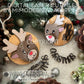 Reindeer 3D Christmas Ornaments 2 Variations