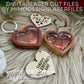 FREE FILE Valentine's Day Heart Shaped Shaker Keychain