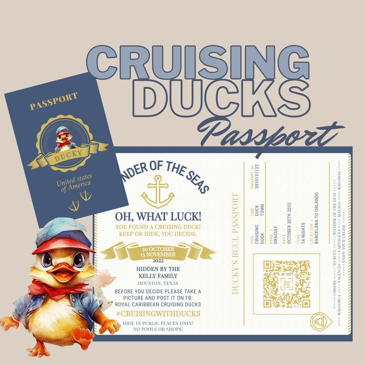 Passport to Adventure: Explore the World with Your Rubber Ducks