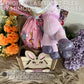 Square 6x6" 3D Easter Bunny Box / Crate for big Chocolate Eggs, Toys, Candy, Gifts & Kids Name