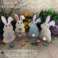 Self Standing Easter Bunny Shelf Sitters, Looking front & back with additional layering, Easter Eggs, Carrot etc.