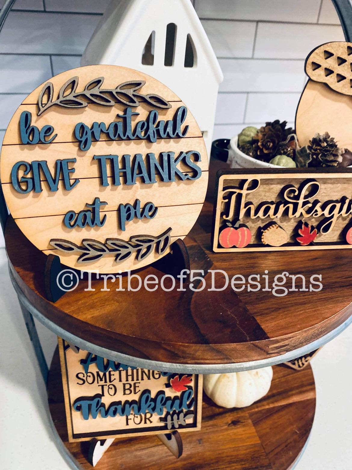 Thanksgiving Tiered Tray