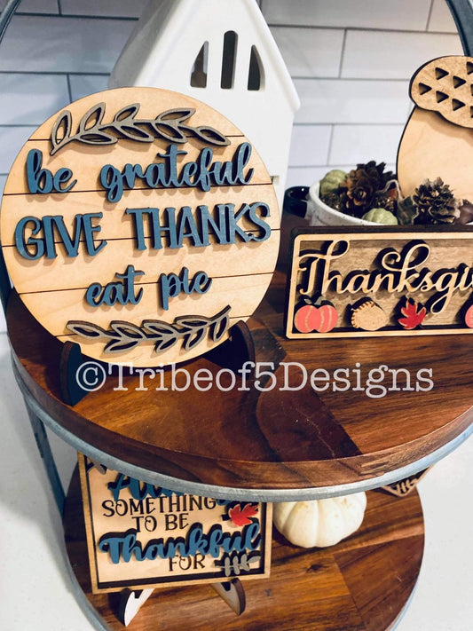 Thanksgiving Tiered Tray