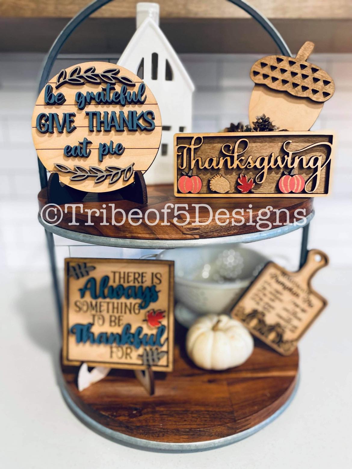 Thanksgiving Tiered Tray