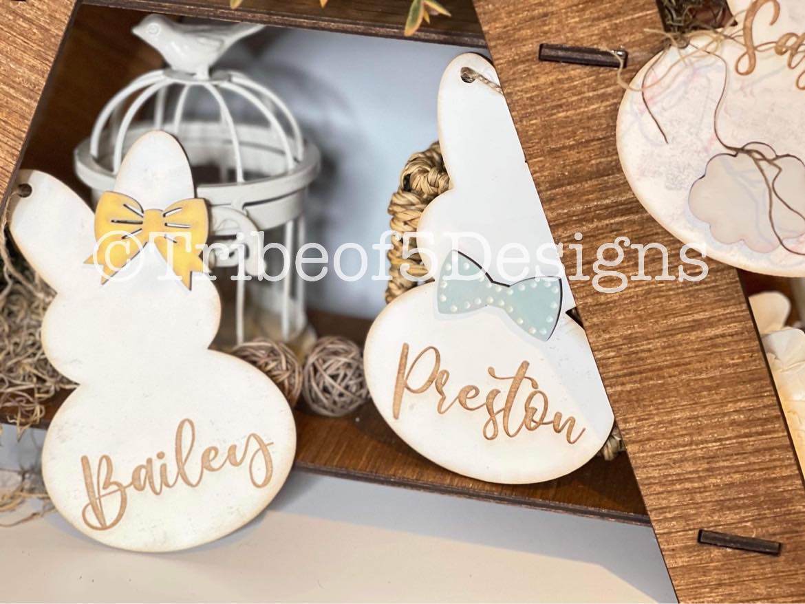 Easter Basket Personalized Tags