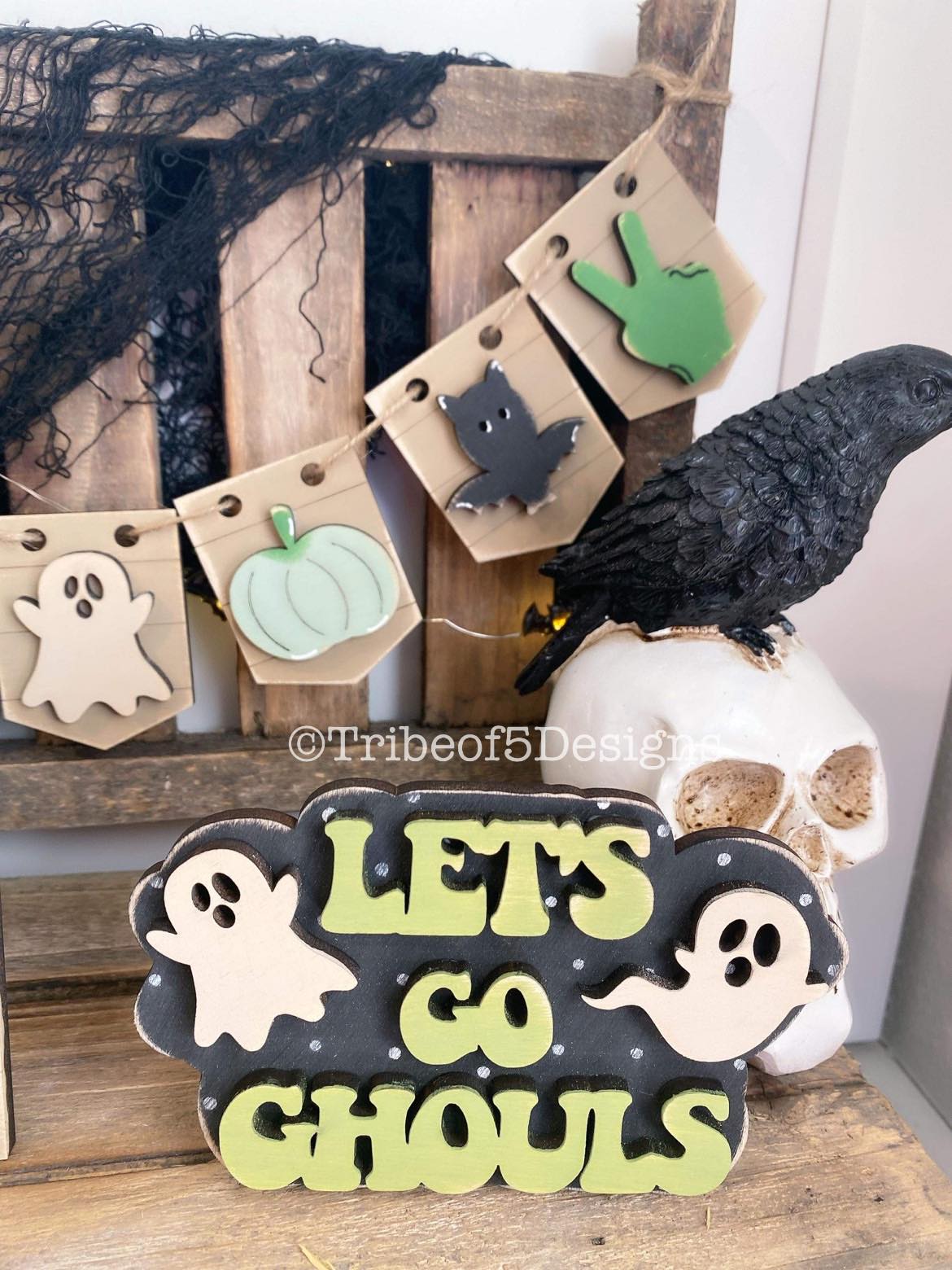 Basic Witch Halloween Tiered Tray