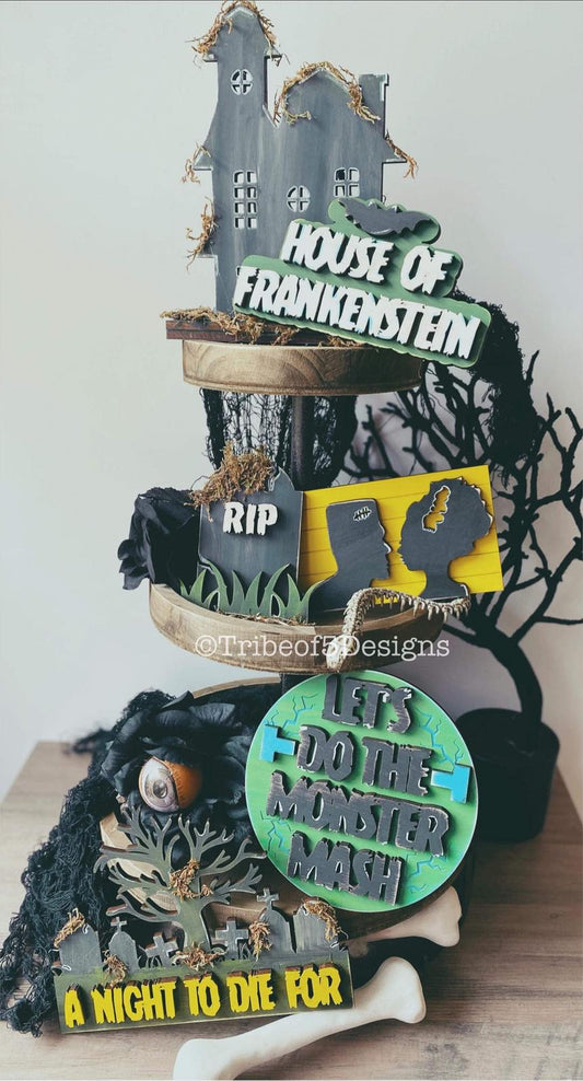 Frankenstein Tiered Tray