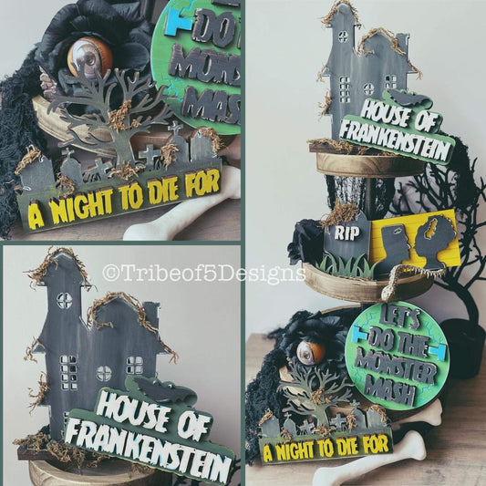 Frankenstein Tiered Tray