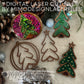 FREE FILE Christmas Tree Ornaments - Tree Shape or Bauble