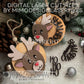 Reindeer 3D Christmas Ornaments 2 Variations