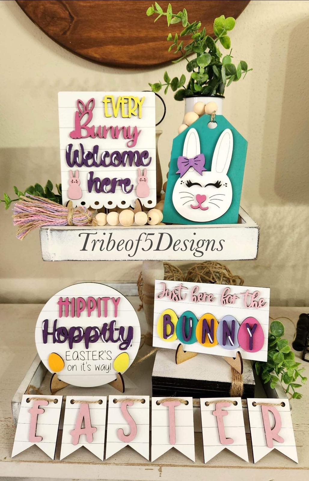 Hippity Hoppity Easter Tiered Tray