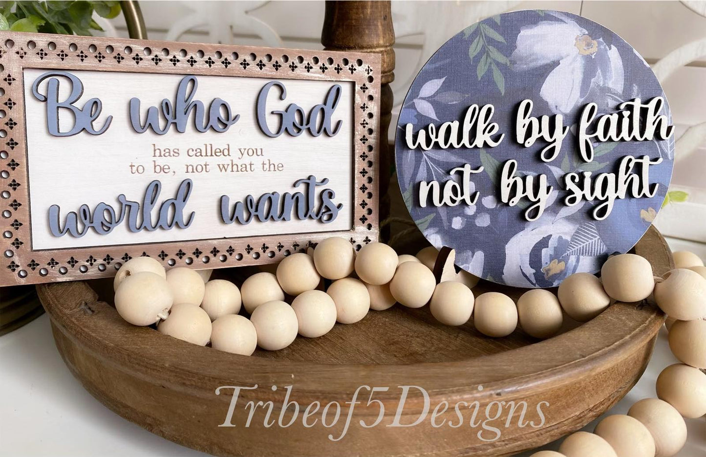 Faith Biblical Tiered Tray