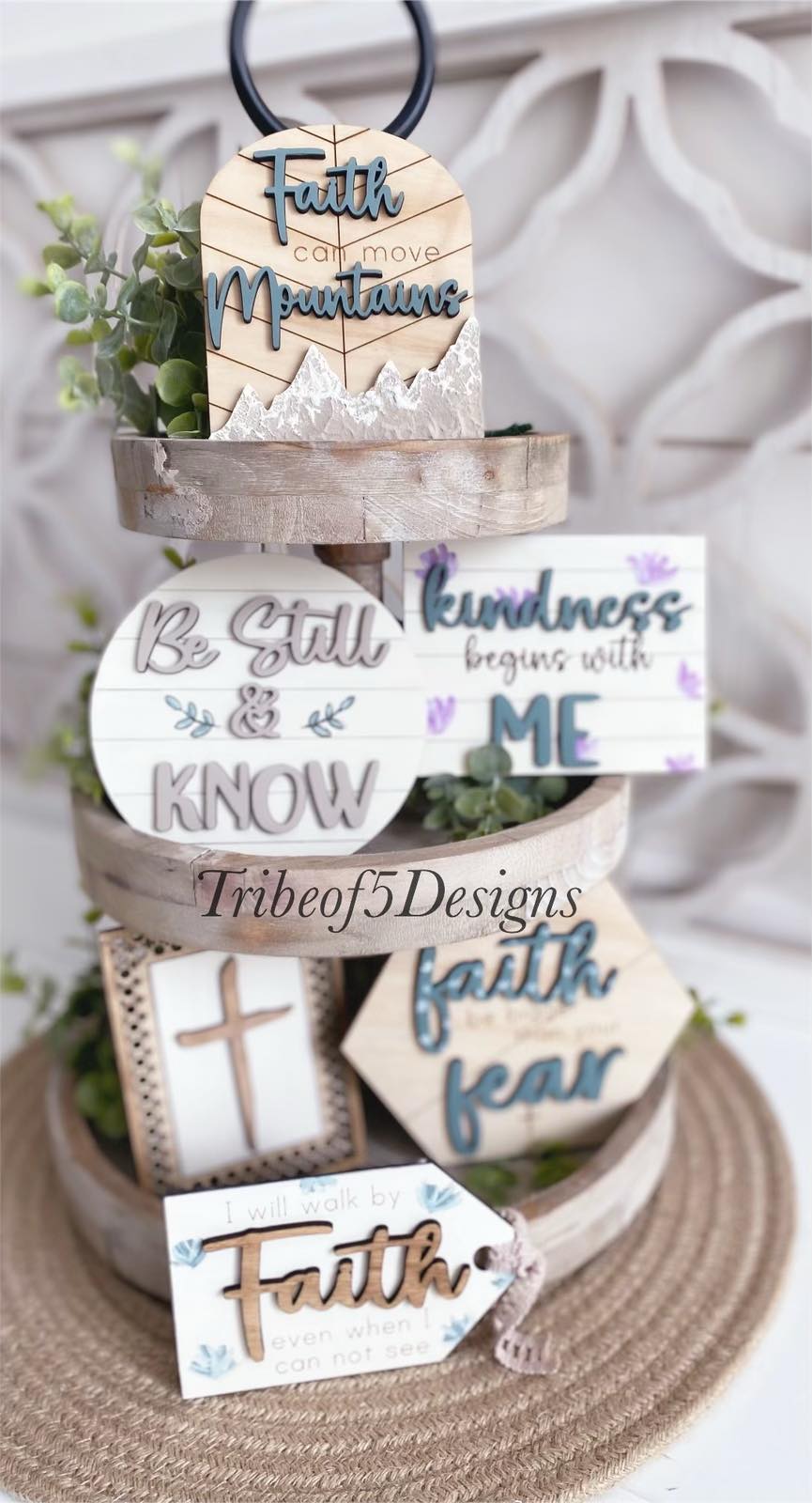 Faith Tiered Tray