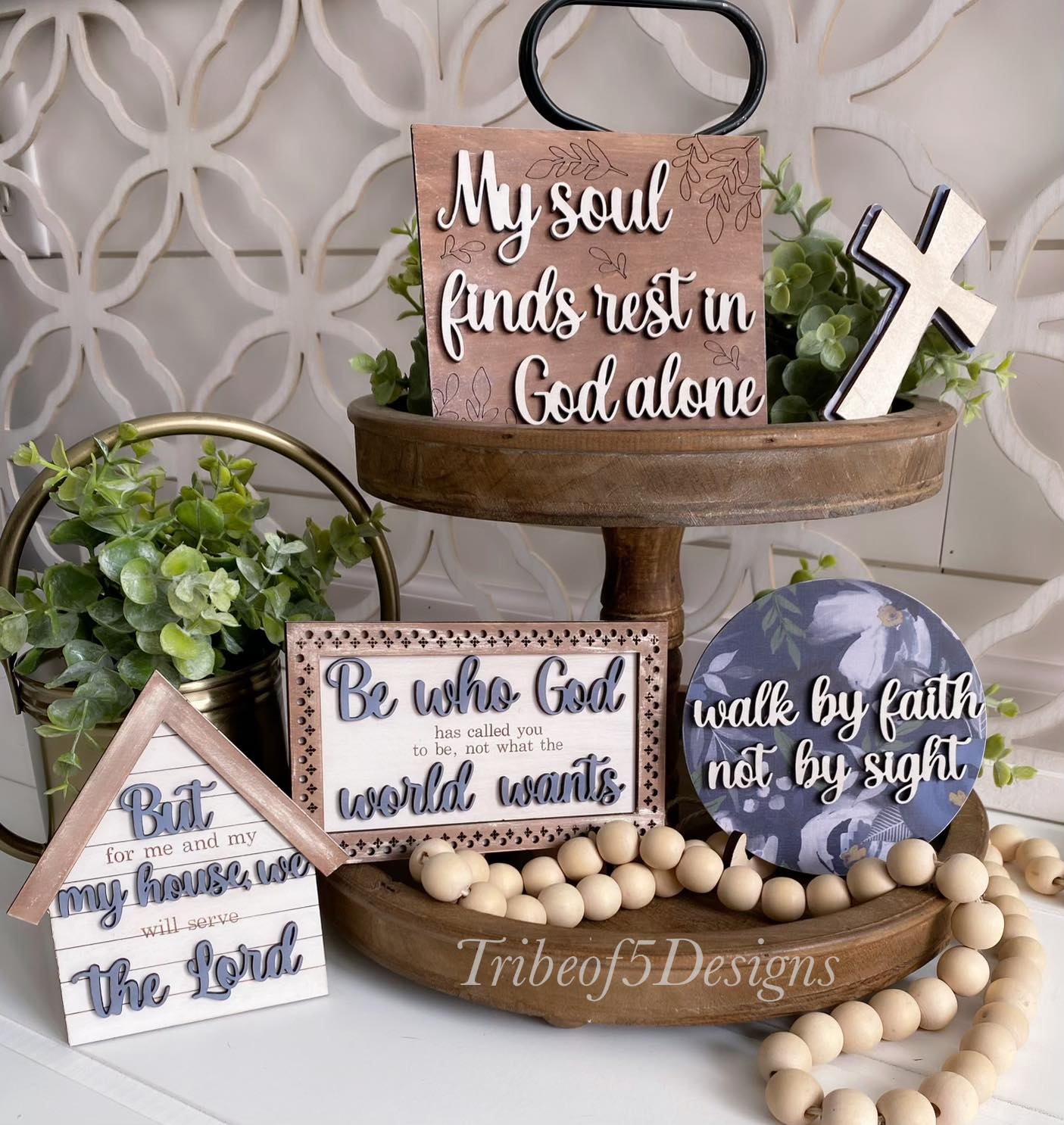 Faith Biblical Tiered Tray