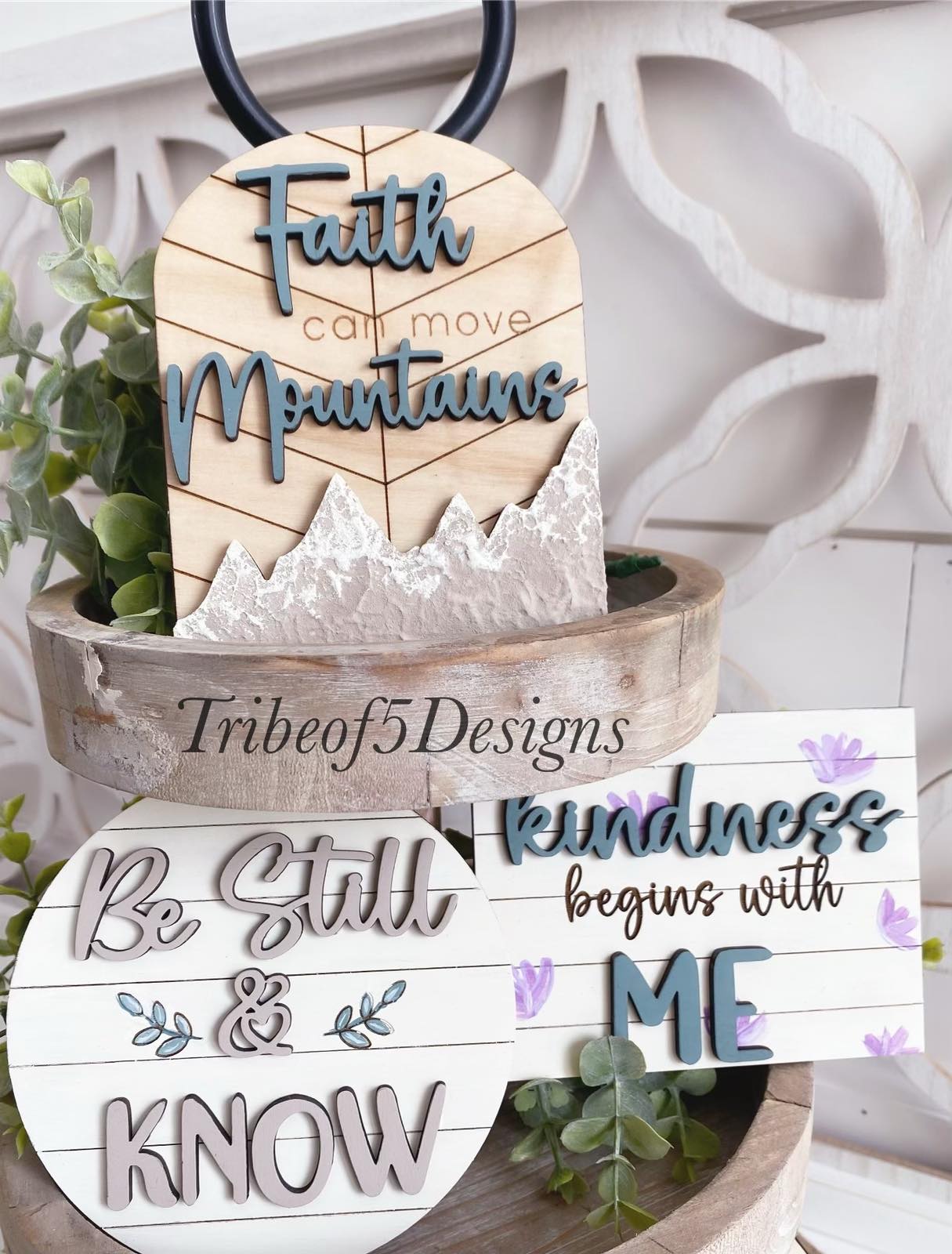 Faith Tiered Tray