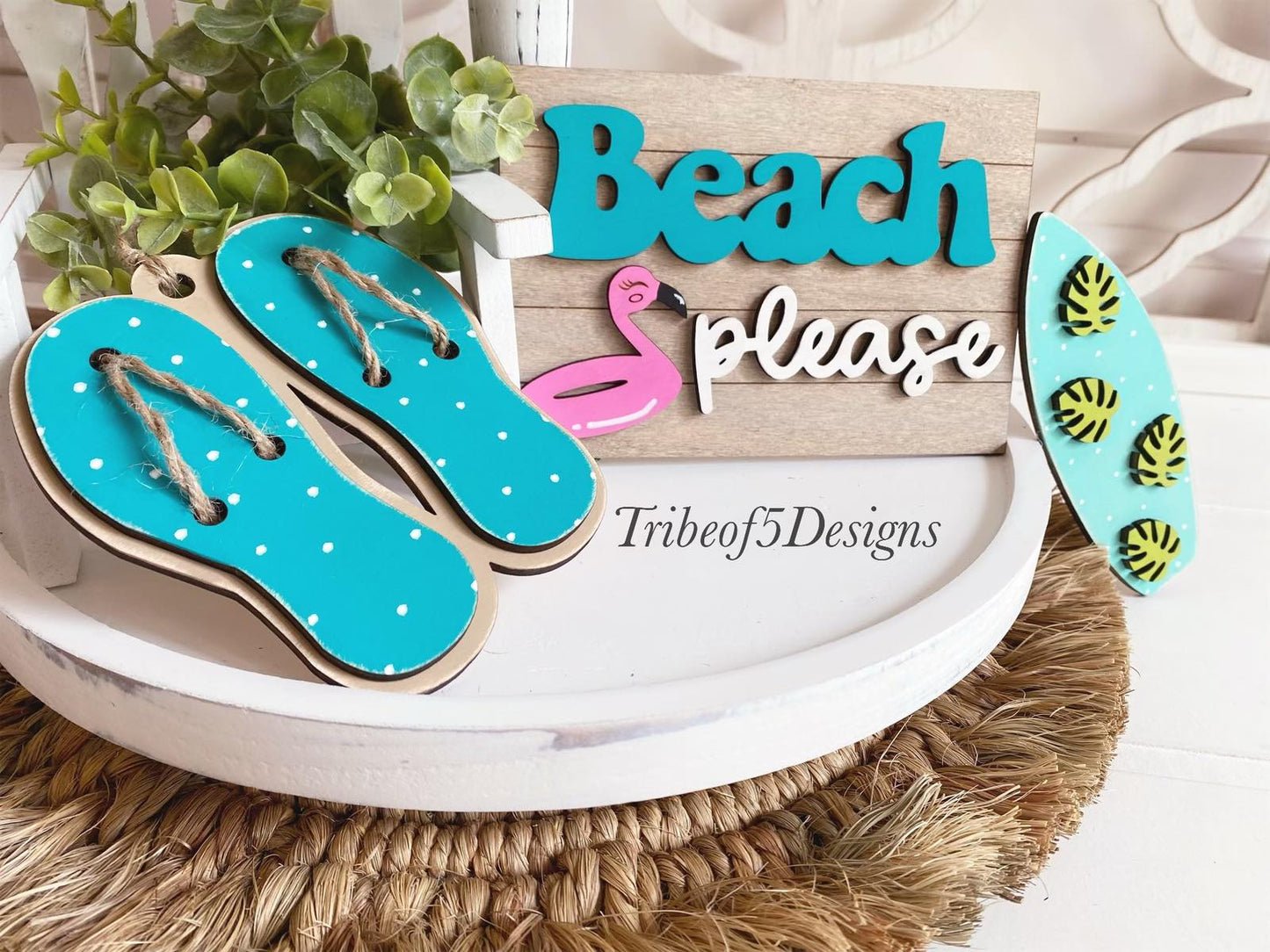 Beach House Tiered Tray