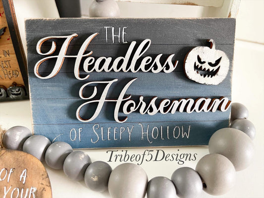 Headless Horseman Tiered Tray