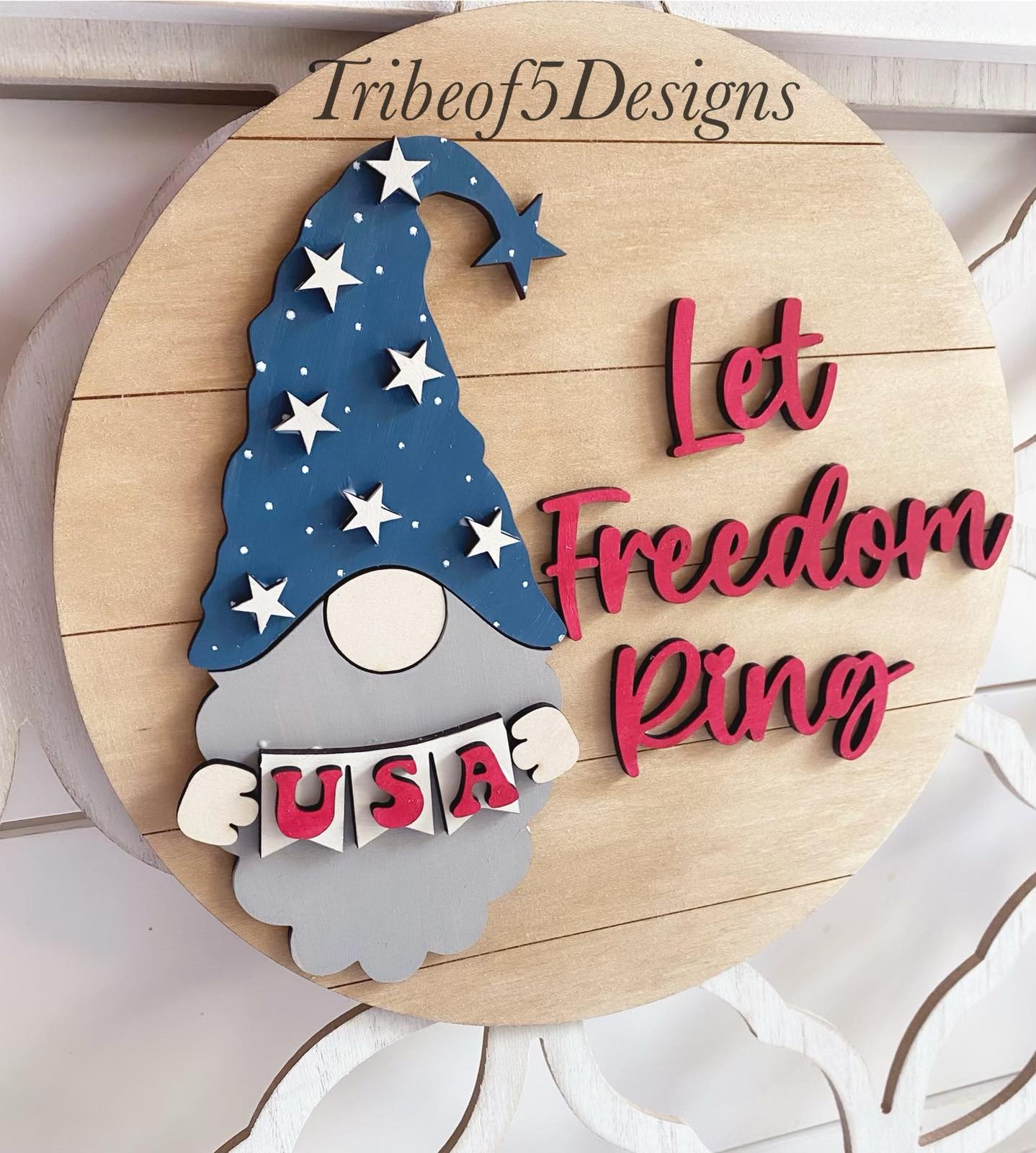 Let Freedom Ring Door Hanger and Shelf Sitters