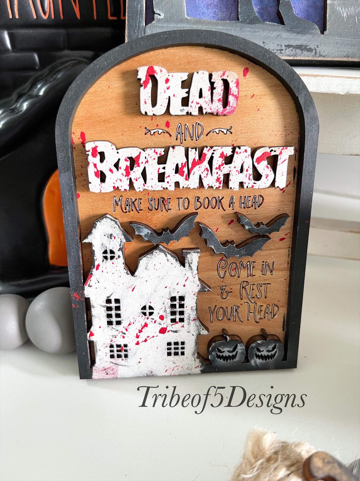 Headless Horseman Tiered Tray