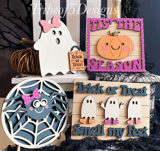 Kid Friendly Ghost Tiered Tray