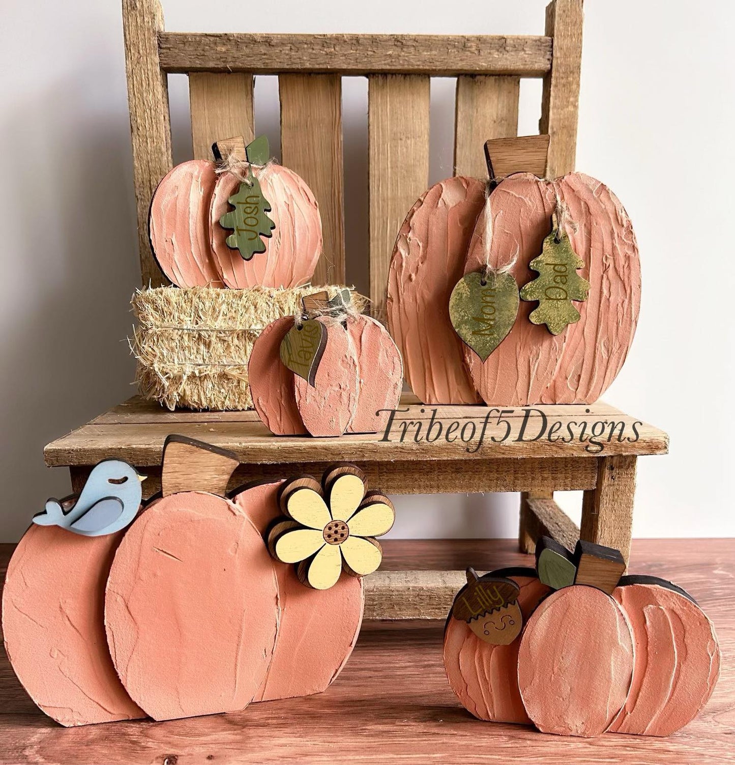 Pumpkin Shelf Sitter Set