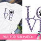 Sublimation for Cat Lover in Purple Cheetah Pattern