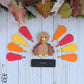 Thankful Turkey With Removable Feathers, Family Turkey, Table Seating Place Name Cards, SVG, Digital Laser Cut File files, Cute Turkey, Happy Thanksgiving Table Decoration Sign, Fall Home Decor, Shelf Sitter, Craft for Kids