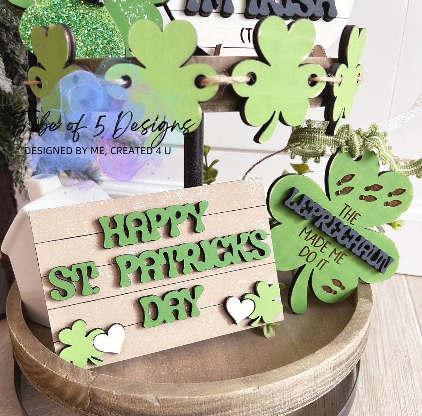 Irish Kisses Tiered Tray