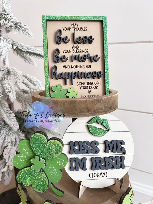 Irish Kisses Tiered Tray