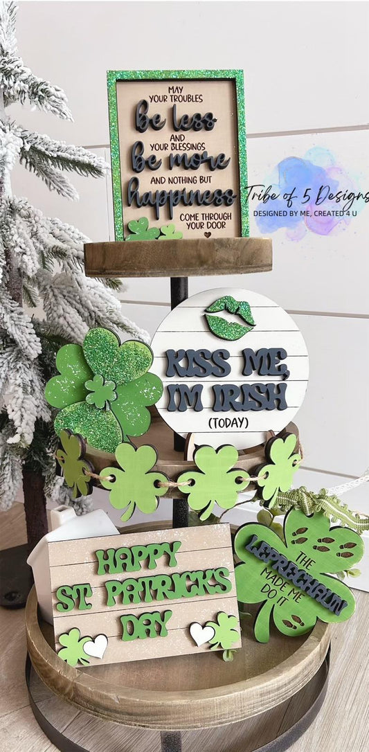 Irish Kisses Tiered Tray