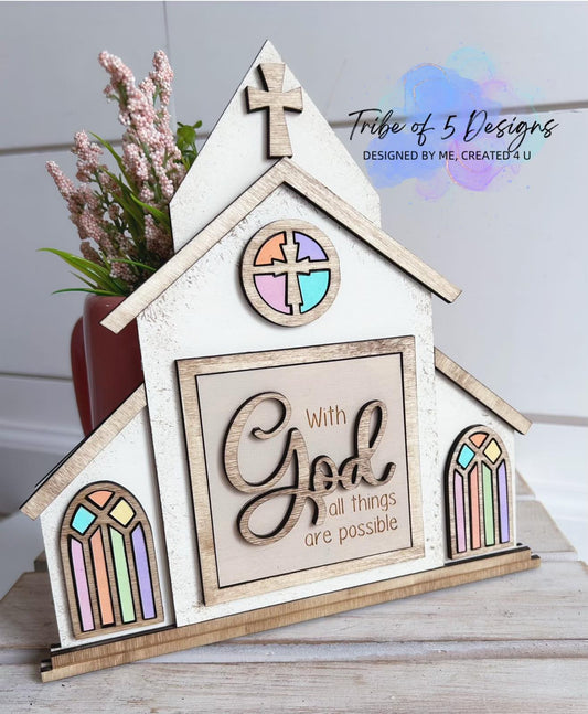 Interchangeable Church Shelf Sitter