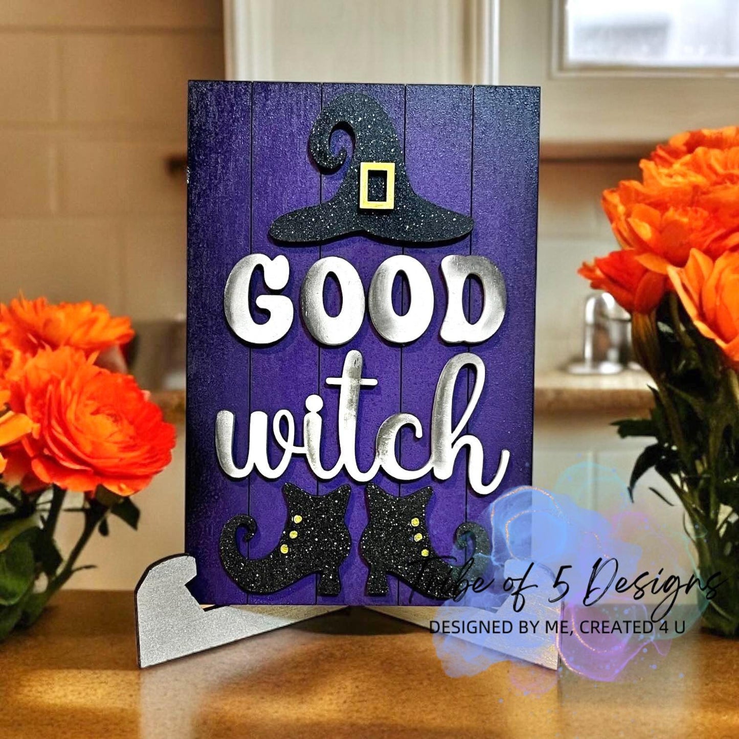 Good Witch Door Hanger Shelf Sitter