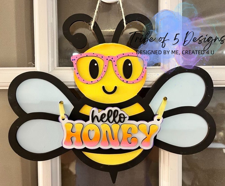 Hello Honey Door Hanger