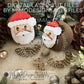 Santa 3D Christmas Ornaments 2 Variations