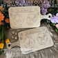 Cutting Board Shaped Easter Bunny Treat Trays - Scored & Engraved version, left/right handed, layered eggs + carrots