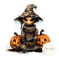 Petrifying Pumpkin Scarecrow Sublimation Design