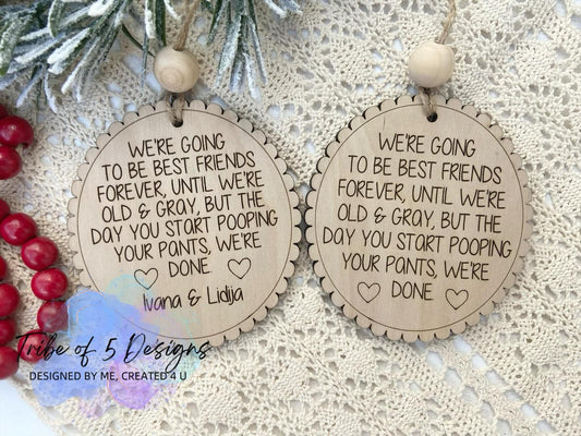 Best Friend Ornaments