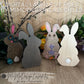 Self Standing Easter Bunny Shelf Sitters, Looking front & back with additional layering, Easter Eggs, Carrot etc.