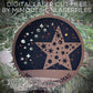 Christmas Star Glow Up Ornament Laser Cut SVG + DXF | 2 Layered Single Line / Engraved Quick & Easy | Commercial Use | Digital Download