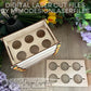 3D Easter Bunny 3in1 Box Crate for gifts, Kinder Joy / Regular chocolate eggs Versatile Design