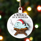 Laser Cut Digital File, Coastal Creatures Christmas Ornaments SVG, PNG, Glowforge, Manatee, Heron, A Whale in a Manger, Secret Santa, Funny