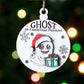 Laser Cut Digital File / Halloween Themed Christmas Ornament SVG, PNG / Glowforge / Pun / Skeleton Santa / Christmas Ghost / Funny