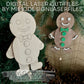 Laser Cut Jumping Jack Gingerbread Man SVG | Layered & Single Line DIY Paint Kit | Christmas Ornament | Commercial Use | Digital Download