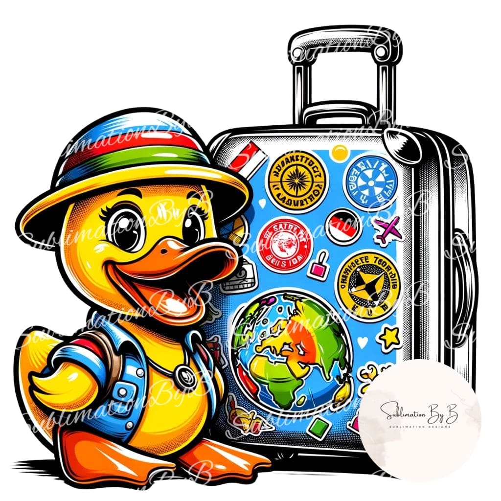 Quack-tastic Adventure Duck Sublimation Design for Cruising Ducks!