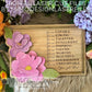 Motivational Framed Sign with 3D layered Magnolia Flowers - Painting Tutorial included