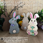 Self Standing Easter Bunny Shelf Sitters, Looking front & back with additional layering, Easter Eggs, Carrot etc.