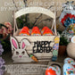 Bundle of 3D Easter Bunny 3in1 Basket & Box for Gifts, Kinder Joy and Regular Chocolate Eggs