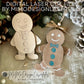 Laser Cut Jumping Jack Gingerbread Man SVG | Layered & Single Line DIY Paint Kit | Christmas Ornament | Commercial Use | Digital Download